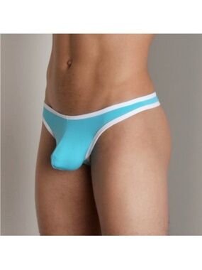 Tulio Men's Power Thong Blue M